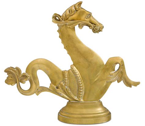 omega seahorse statue.